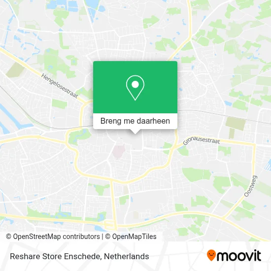 Reshare Store Enschede kaart