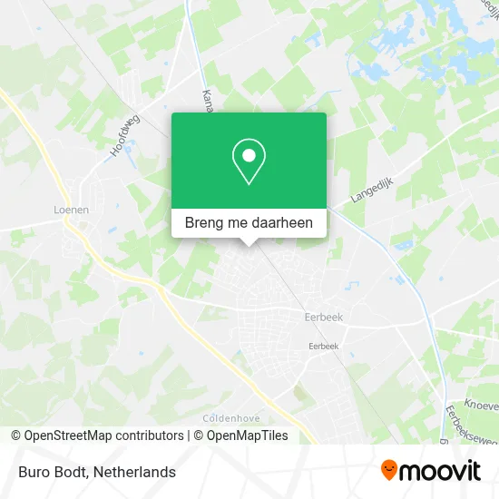 Buro Bodt kaart