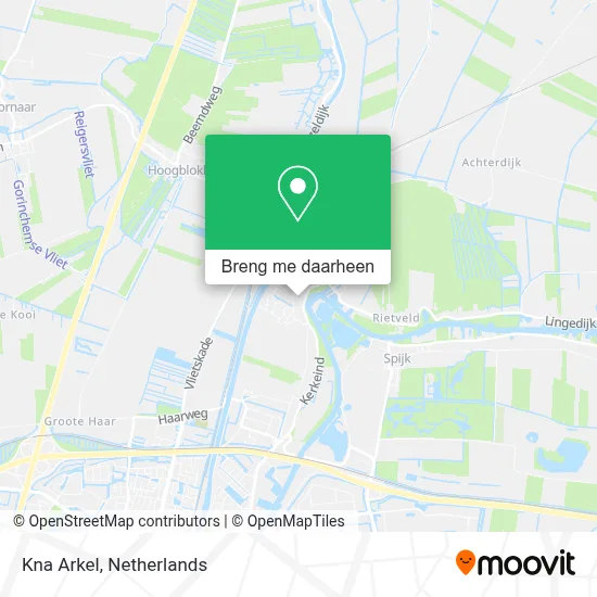 Kna Arkel kaart