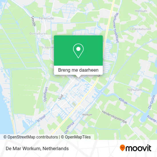 De Mar Workum kaart