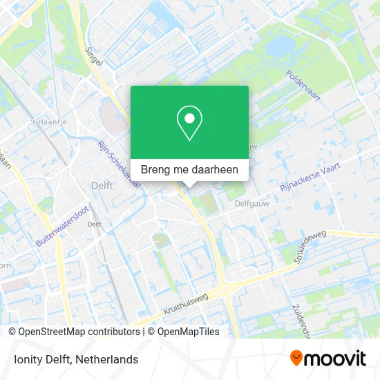Ionity Delft kaart