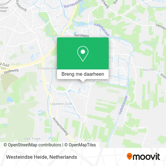 Westeindse Heide kaart