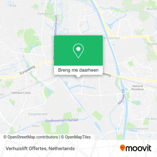 Verhuislift Offertes kaart