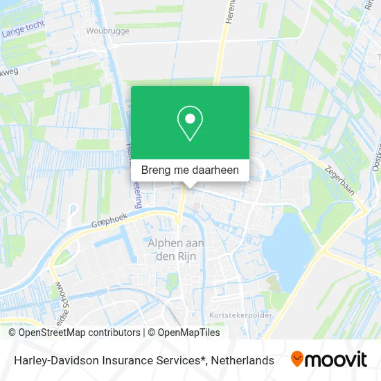 Harley-Davidson Insurance Services* kaart