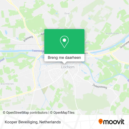 Kooper Beveiliging kaart