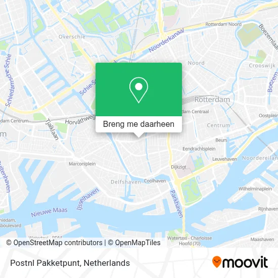 Postnl Pakketpunt kaart