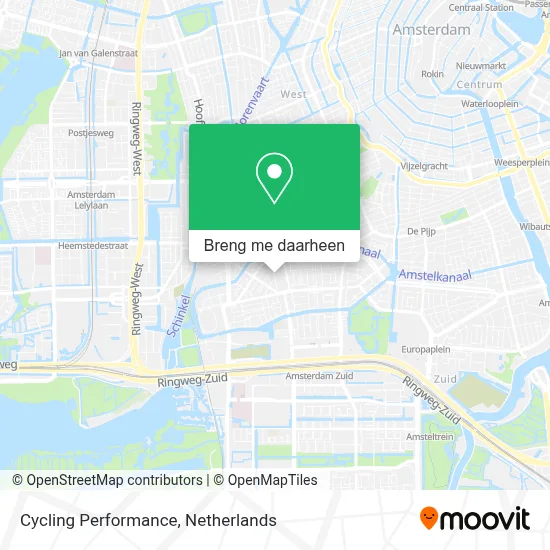 Cycling Performance kaart