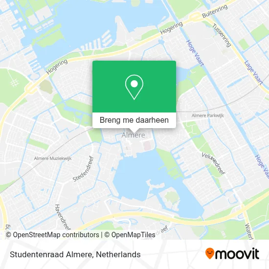 Studentenraad Almere kaart
