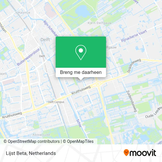 Lijst Beta kaart