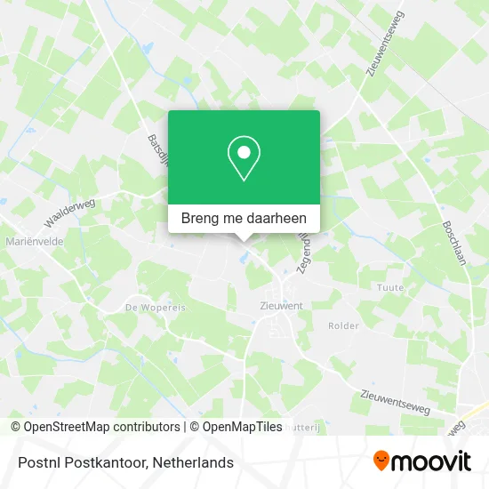 Postnl Postkantoor kaart