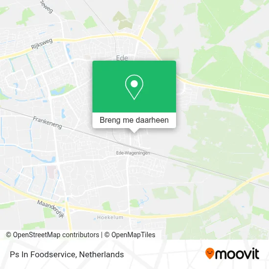 Ps In Foodservice kaart