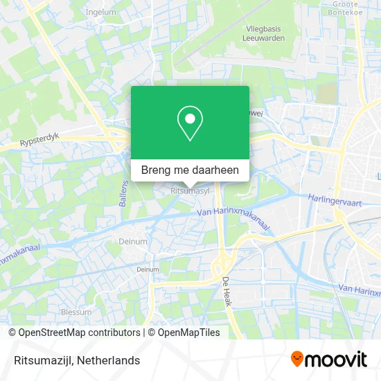 Ritsumazijl kaart
