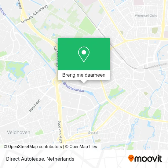 Direct Autolease kaart