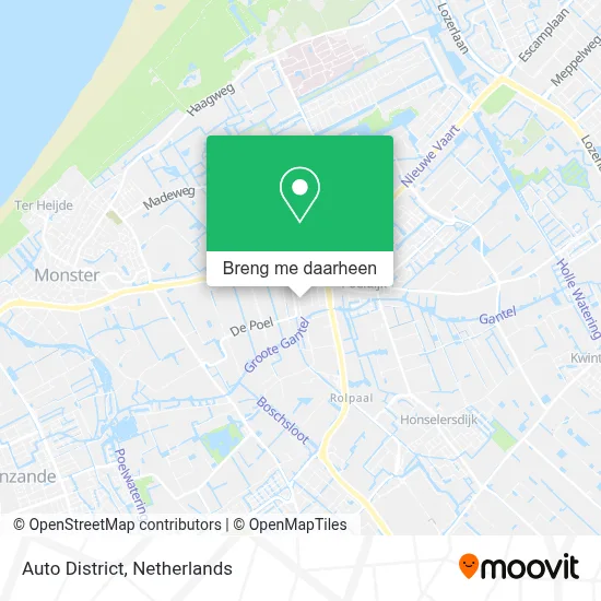 Auto District kaart