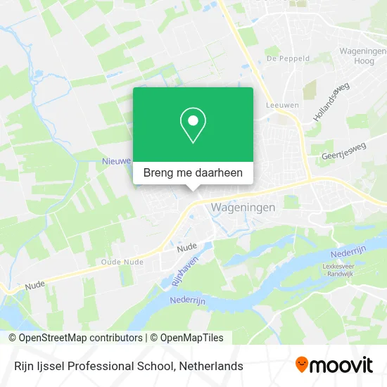 Rijn Ijssel Professional School kaart
