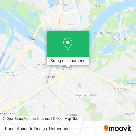 Koest Acoustic Design kaart