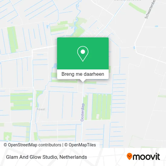 Glam And Glow Studio kaart