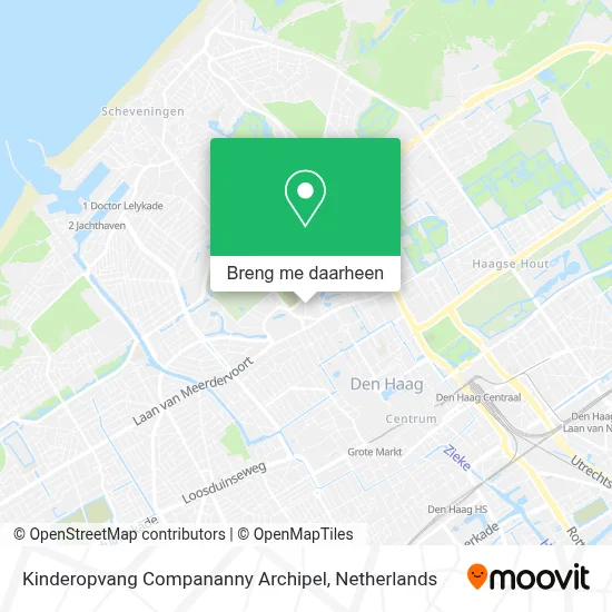 Kinderopvang Compananny Archipel kaart