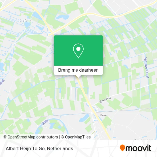 Albert Heijn To Go kaart