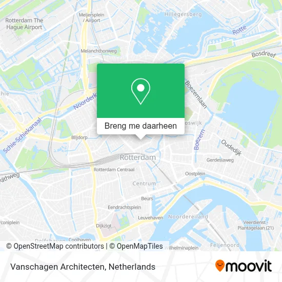Vanschagen Architecten kaart