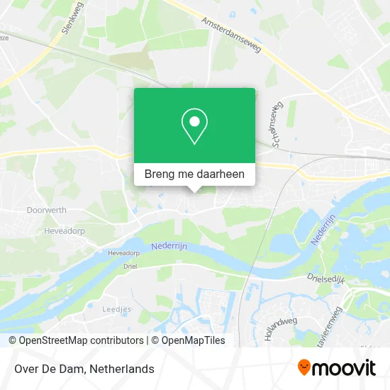 Over De Dam kaart