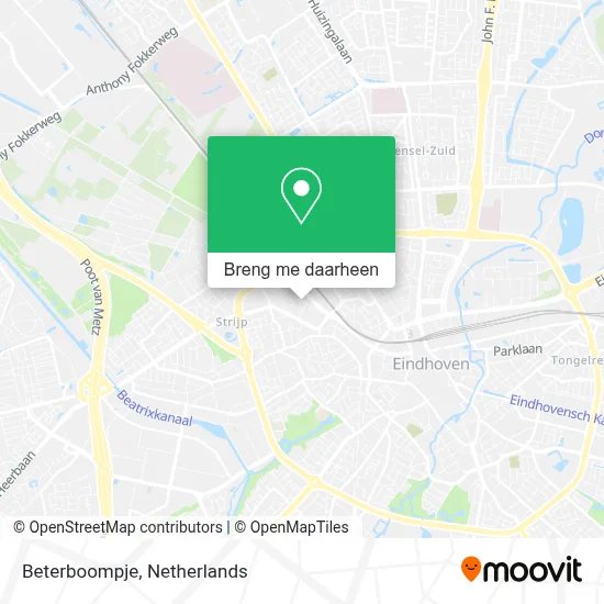 Beterboompje kaart