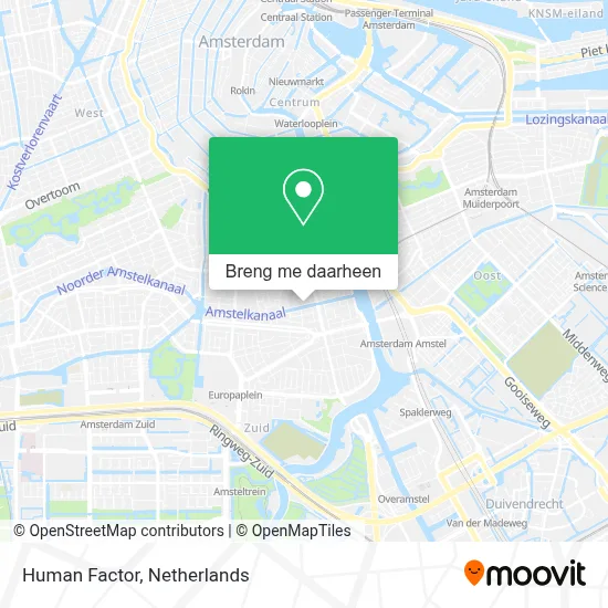 Human Factor kaart