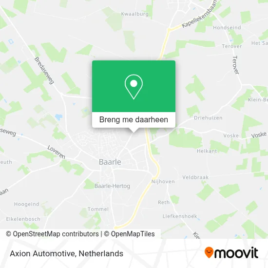 Axion Automotive kaart