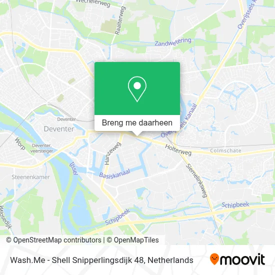 Wash.Me - Shell Snipperlingsdijk 48 kaart
