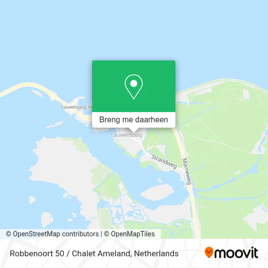 Robbenoort 50 / Chalet Ameland kaart