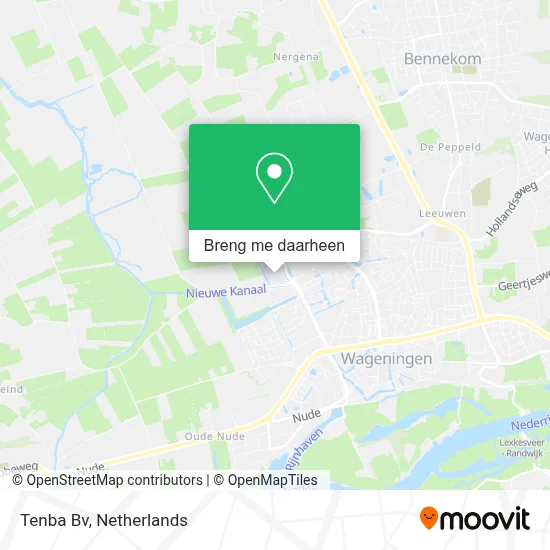 Tenba Bv kaart