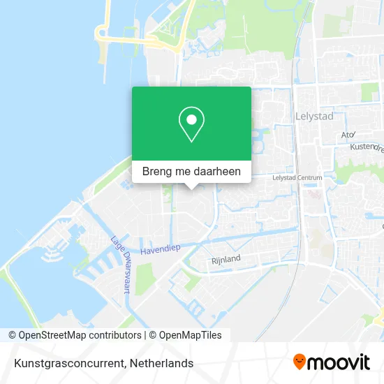 Kunstgrasconcurrent kaart