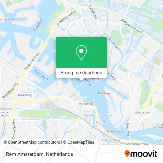 Rem Amsterdam kaart