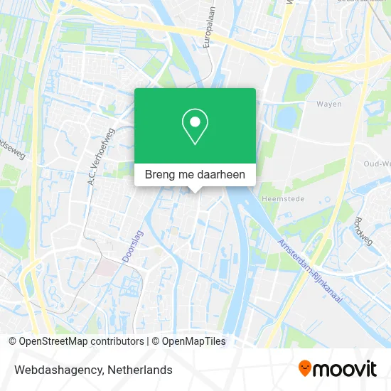 Webdashagency kaart