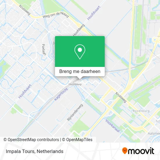 Impala Tours kaart