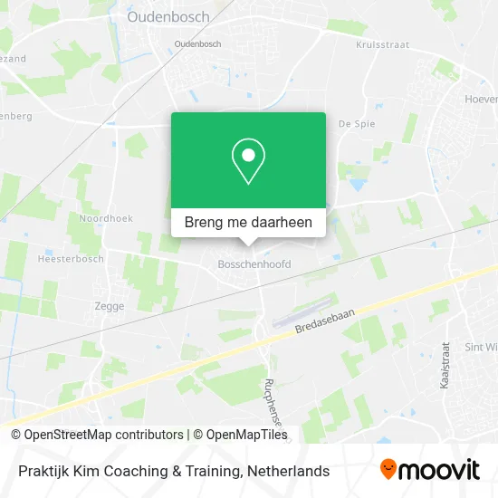 Praktijk Kim Coaching & Training kaart