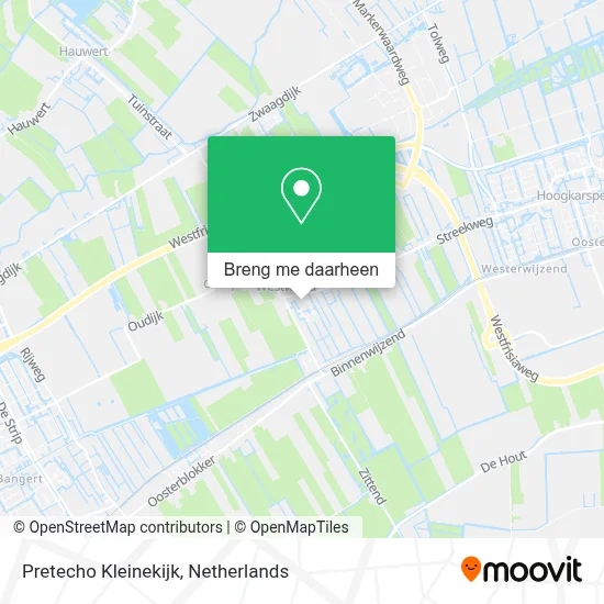Pretecho Kleinekijk kaart