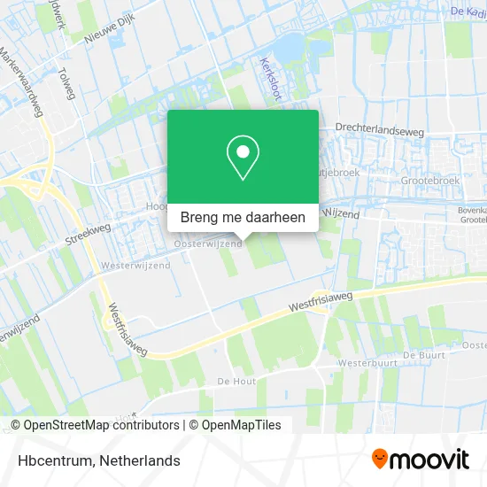 Hbcentrum kaart