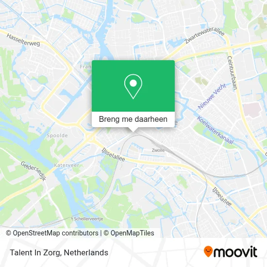 Talent In Zorg kaart
