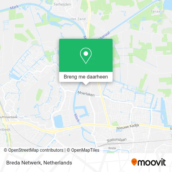 Breda Netwerk kaart