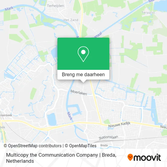 Multicopy the Communication Company | Breda kaart