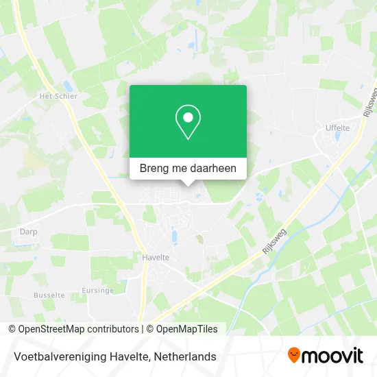 Voetbalvereniging Havelte kaart