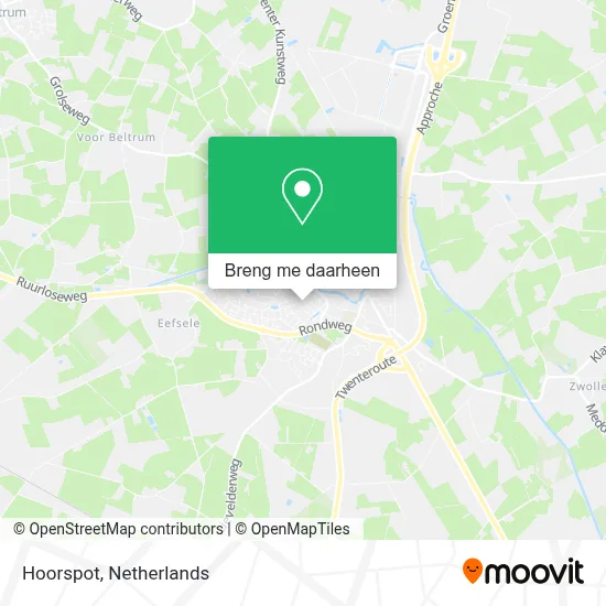 Hoorspot kaart