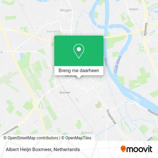 Albert Heijn Boxmeer kaart