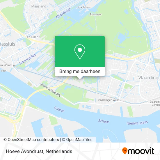 Hoeve Avondrust kaart