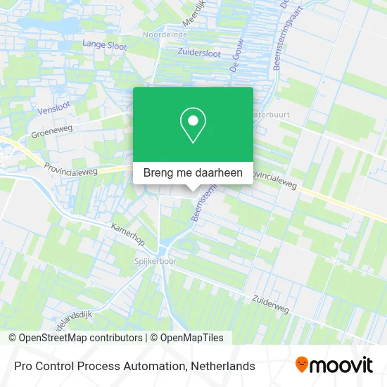 Pro Control Process Automation kaart