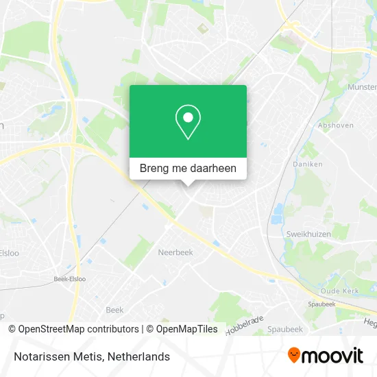 Notarissen Metis kaart