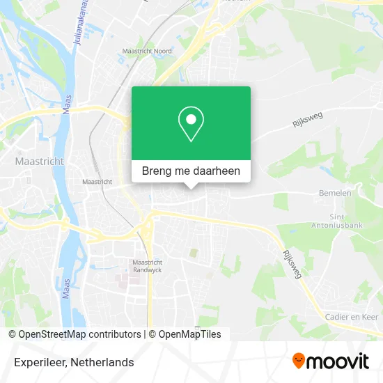 Experileer kaart