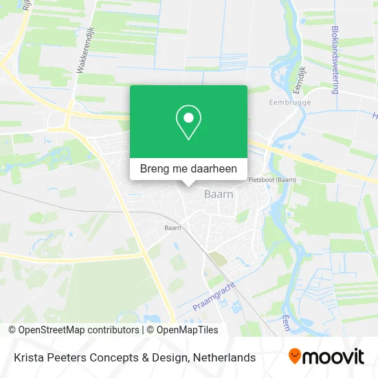 Krista Peeters Concepts & Design kaart