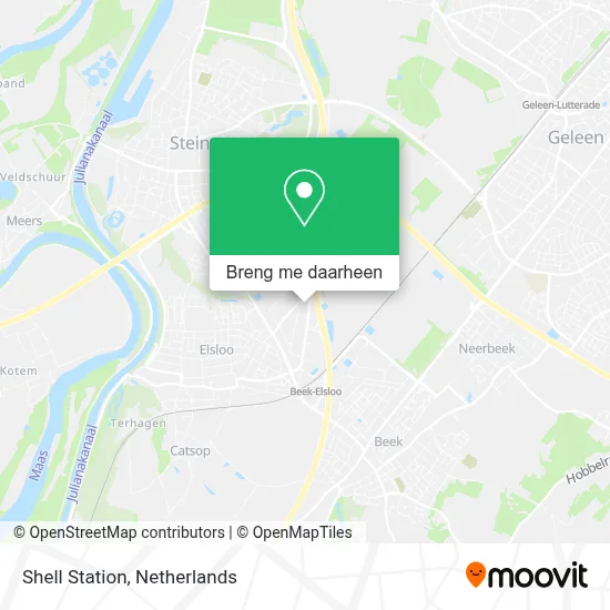 Shell Station kaart